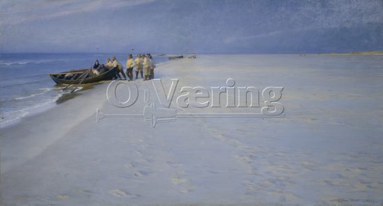 Peder Severin Krøyer (1851-1909) 
Size: 123x225 cm
Location: Private, 
Photo: O.Væring 