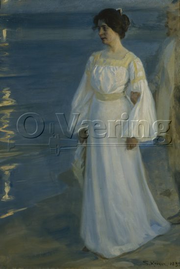 Peder Severin Krøyer (1851-1909) 
Size: 94x66 cm
Location: Private, 
Photo: O.Væring 