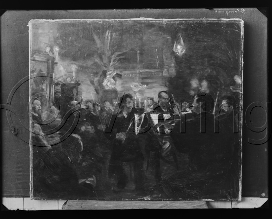 Glassplate og negativ film