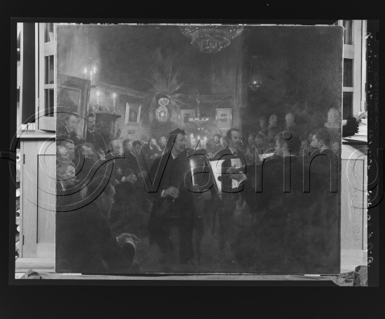 Glassplate og negativ film