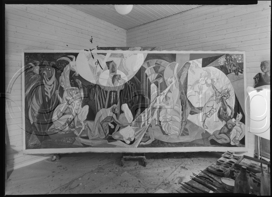 Glassplate og negativ film