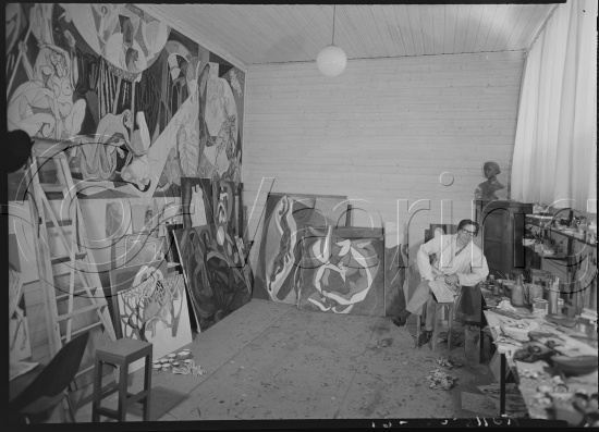 Glassplate og negativ film