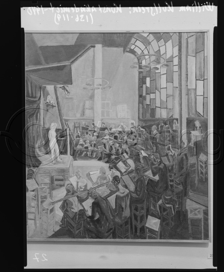 Glassplate og negativ film