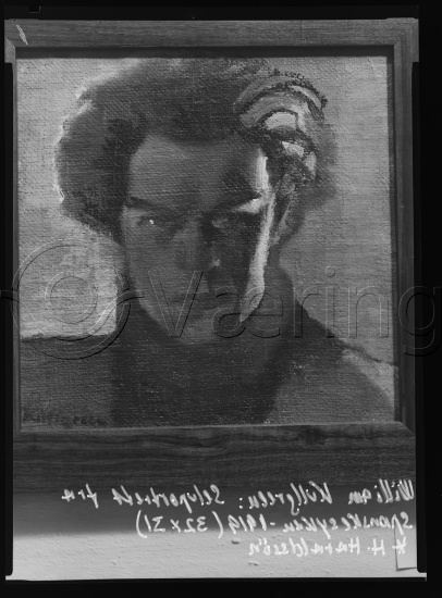 Glassplate og negativ film