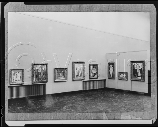 I fotoeske med tittel - Kunstnernes hus / fransk kunst