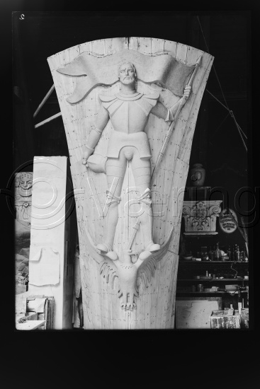 Glassplate og negativ film