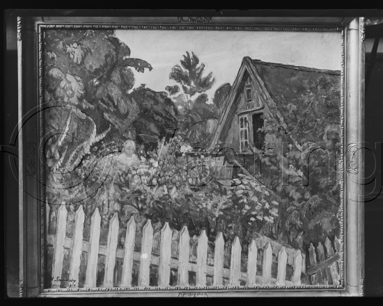 Glassplate og negativ film