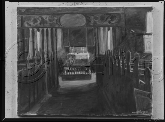 Glassplate og negativ film