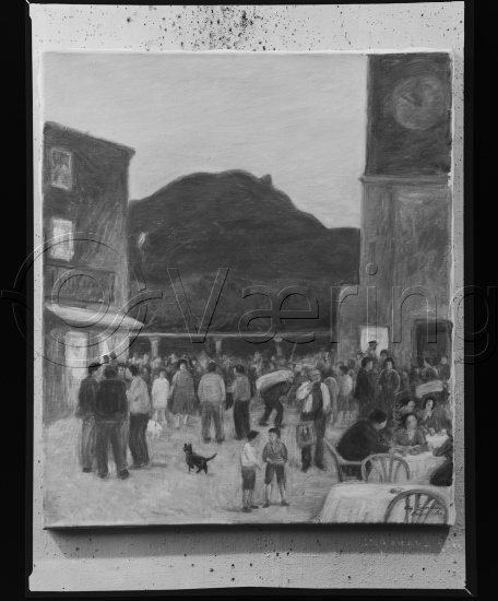 Glassplate og negativ film