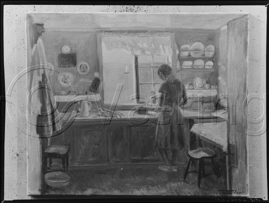 Glassplate og negativ film