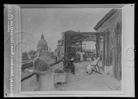 Glassplate og negativ film