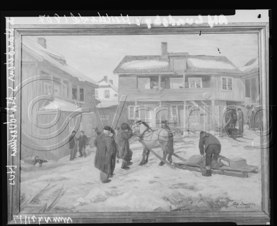 Glassplate og negativ film