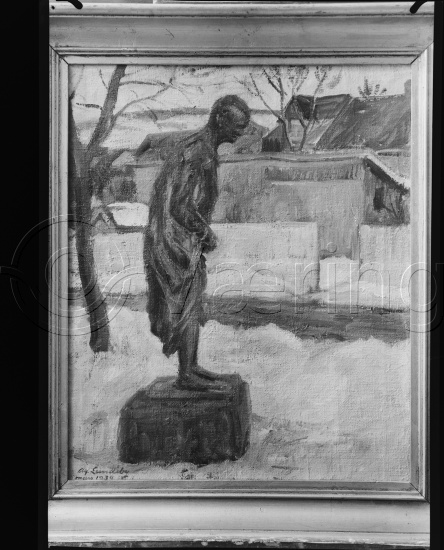 Glassplate og negativ film