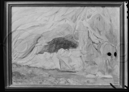 Glassplate og negativ film