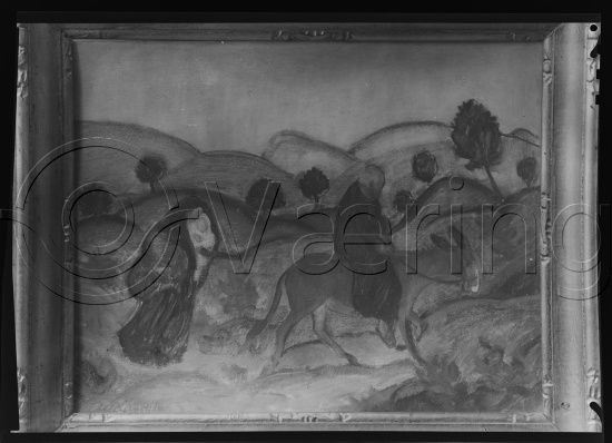 Glassplate og negativ film