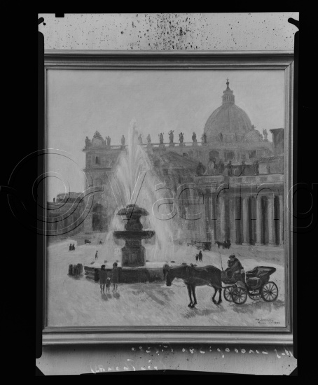 Glassplate og negativ film