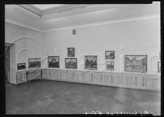 I fotoeske med tittel Alf Lundby og utstilling fra Kunstnerforbundet 1964