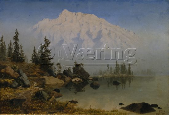 Bernt Lund (1812-1885), 
Size: 38x55 cm, 
Location: Private, 