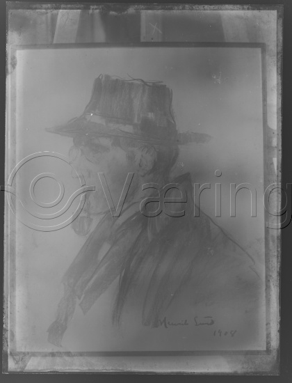 Glassplate og negativ film