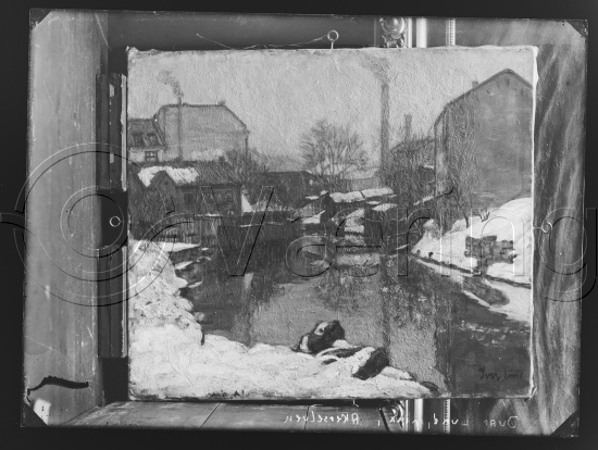 Glassplate og negativ film