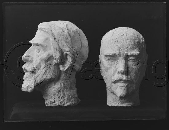 Glassplate og negativ film