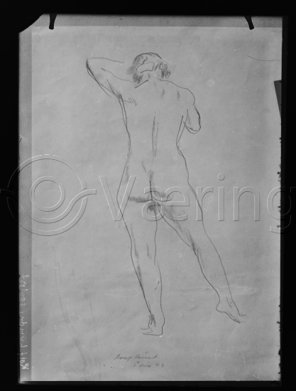 Glassplate og negativ film