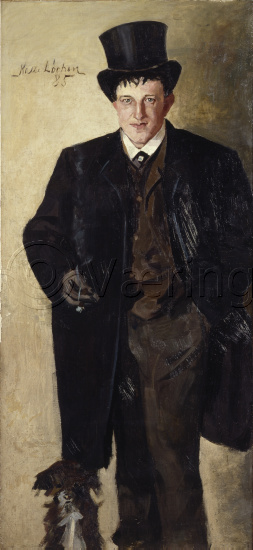 Kalle Løchen (1865-1893), 
Size: 146x68 cm,
Location: Private, 