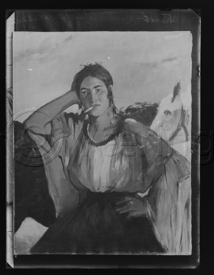 Glassplate og negativ film