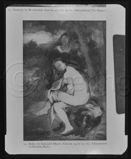 Glassplate og negativ film