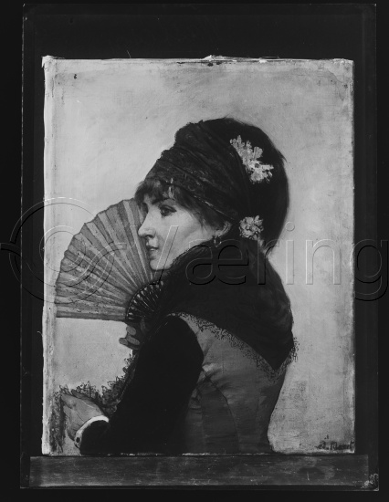 Glassplate og negativ film