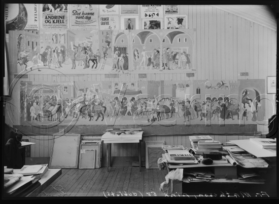 Glassplate og negativ film