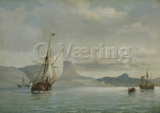 Anton Melbye (1818-1875) Danish painter, 
Size: 32x45 cm
Location: Private
Photo: O.Væring