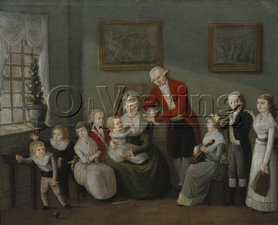 E Meyer (Danish Painter)
Size: 62x67 cm / Painted in Trondheim 1795
Location: Private / 
Photo: O.Væring