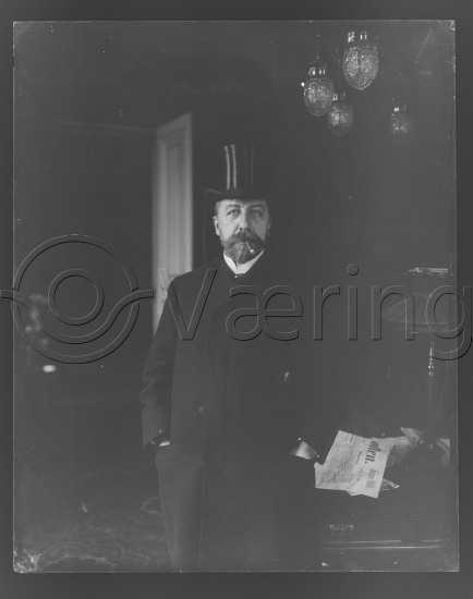 Glassplate negativ / Foto O. Væring