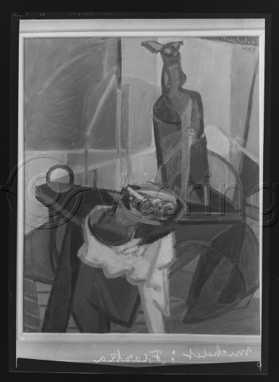 Glassplate og negativ film