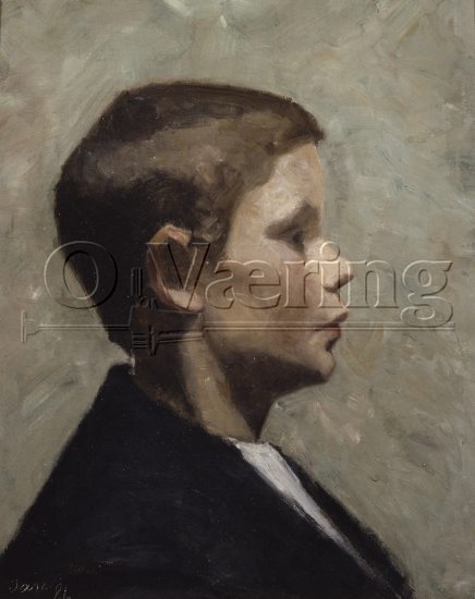 Marie Krøyer (1867-1940)
Size: 37x29 cm
Location: Private
Photo: O.Væring
