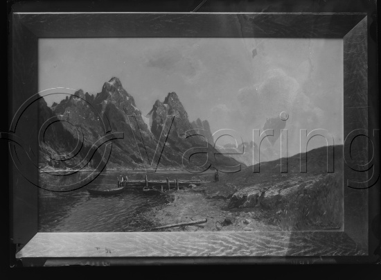 Glassplate og negativ film