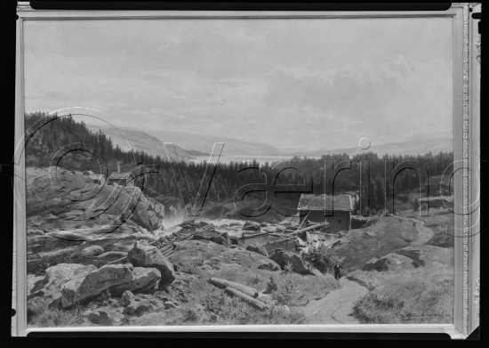 Glassplate og negativ film
