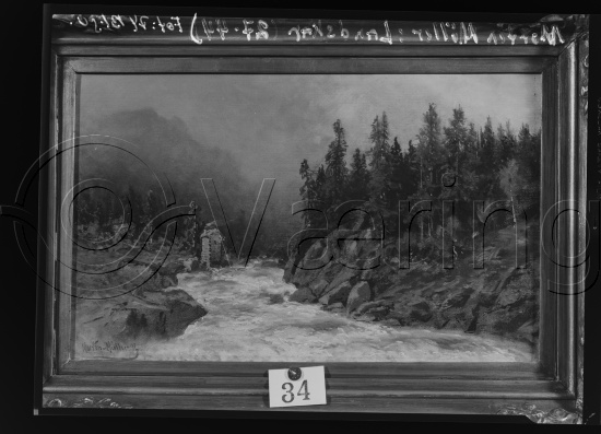 Glassplate og negativ film