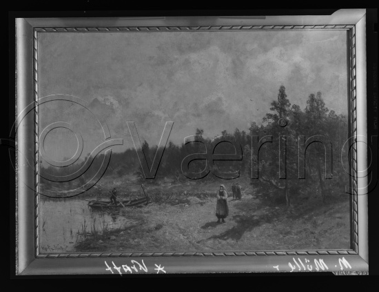 Glassplate og negativ film