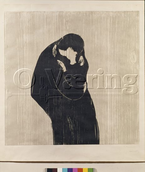 Edvard Munch (1863-1944), 
Size: 
Genre: woodcut
Style/Period: Expressionism,
Location: Private, 
Photo: 