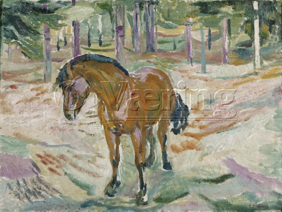 Edvard Munch (1863-1944)
Size: 68x91 cm
Location: Private, 
Photo: O.Vaering
(