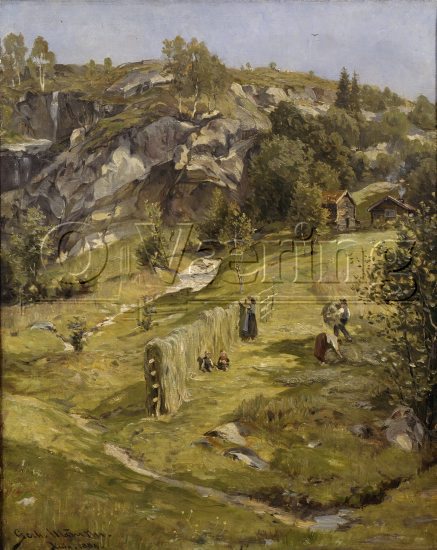 Gerhard Munthe (1849-1929), 
Size: 56x46 cm, 
Genre: Painting, 
Location: Private, 