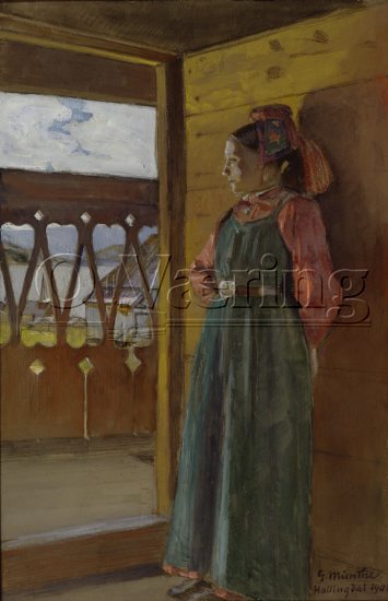 Gerhard Munthe (1849-1929), 
Size: 33.5x21.8 cm 
Location: Private, 
Photo: O.Væring