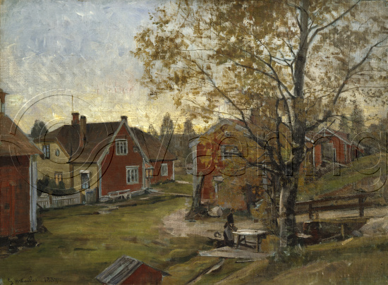 Gerhard Munthe (1849-1929), 
Size: 46.5x64 cm, 
Location: Private, 
Photo: O.Væring