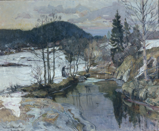 Gerhard Munthe (1849-1929), 
Size: 65x80 cm, 
Location: Private, 
Photo: O.Væring