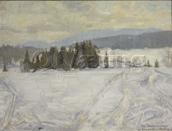 Gerhard Munthe (1849-1929), 
Size: 51x67 cm, 
Location: Private, 
Photo: O.Væring