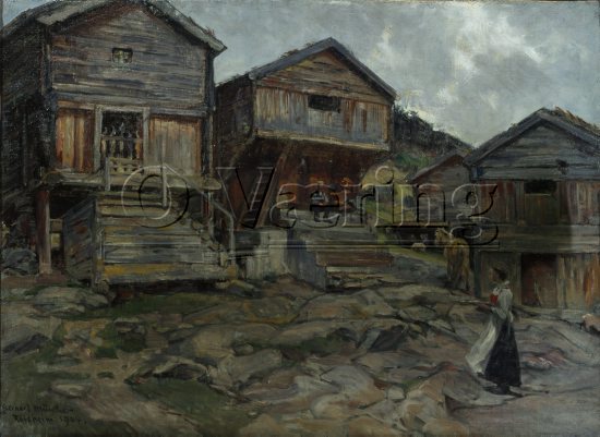 Gerhard Munthe (1849-1929), 
Size: 50x68 cm, 
Location: Private, 
Photo: O.Væring