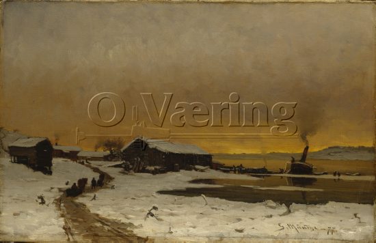 Gerhard Munthe (1849-1929), 
Size: 30x40.6 cm, 
Location: Private,
Photo: O.Væring