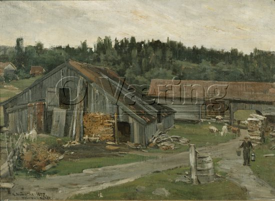 Gerhard Munthe (1849-1929), 
Size: 40x54 cm, 
Location: Private,
Photo: O.Væring
